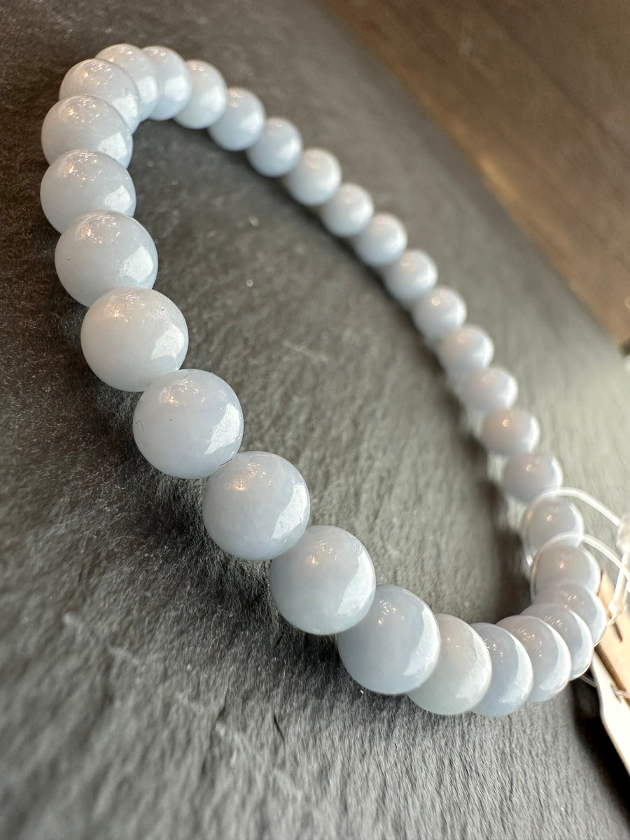 0116f907 天然石☆【20Aチャロアイト】☆ブレス 14-14.5mm